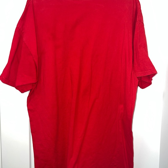 Hurley red black graphic tshirt top logo emblem skater surfer summer lightweight - Picture 2 of 2